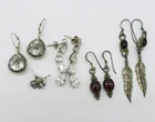  Preview image for STERLING EARRINGS LOT, 5 PAIR 