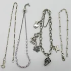  Preview image for FOUR STERLING BRACELETS / ANKLET 