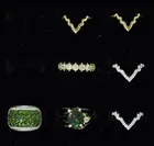  Preview image for STERLING & GOLD-TONE RING LOT, 7 PCS 