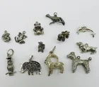  Preview image for 12 STERLING ANIMAL CHARMS / PENDANTS 