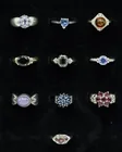  Preview image for 10 STERLING GEMSTONE RINGS 