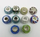  Preview image for 10 STERLING RHINESTONE SPACER BEADS 