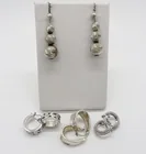  Preview image for 4 PAIR STERLING PIERCED EARRINGS 