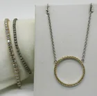  Preview image for GOLD & SILVER TONE STERLING BRACELETS, 