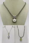  Preview image for THREE STERLING OPAL & MOTHER OF PEARL 