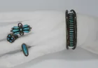  Preview image for VINTAGE TURQUOISE STERLING CUFF & RINGS 