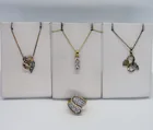  Preview image for GOLD TONE STERLING NECKLACES AND RING 