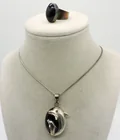  Preview image for DOLPHIN BLACK ONYX NECKLACE & RING 