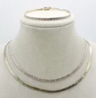  Preview image for STERLING HERRINGBONE CHAINS & BRACELET 
