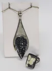  Preview image for NATURAL GEMSTONE NECKLACE & RING 925 