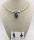  Preview image for AMETHYST & OPAL STERLING NECKLACE 