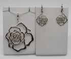  Preview image for ROSE OUTLINE STERLING NECKLACE & 