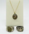  Preview image for VINTAGE MILITARY RINGS & NECKLACE 