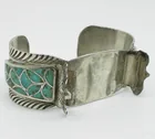  Preview image for NAVAJO STERLING WATCH CUFF BRACELET 