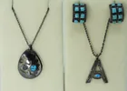  Preview image for TWO STERLING TURQUOISE NECKLACES & 