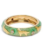  Preview image for 18k Gold Diamond & Enamel Dog Motif Ring 