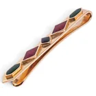  Preview image for Boucheron 18K Gold & Enamel Tie Bar 
