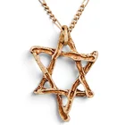  Preview image for 14K Gold Star of David Pendant Necklace 