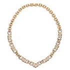  Preview image for 18K Gold & Diamond Link Necklace 