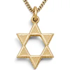  Preview image for 14K Gold Star of David Pendant Necklace 