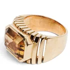  Preview image for French 18K Gold Citrine Cocktail Ring 
