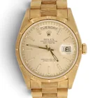  Preview image for Rolex Day-Date 18k Gold Linen Dial 