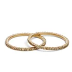  Preview image for (2 Pcs) 18K Gold & Yellow Sapphire Band 