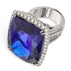  Preview image for 18K Gold 125ct Tanzanite & Diamond 