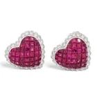  Preview image for 18K Gold Invisible Set Ruby & Diamond 