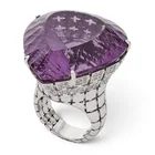  Preview image for 18K Gold Amethyst & Diamond Cocktail 