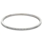  Preview image for 14K Gold & Diamond Channel Set Bangle 