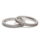  Preview image for (2 Pcs) 18K Gold & Diamond Band Set 