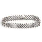  Preview image for Signed 14K Gold & Diamond Lattice 