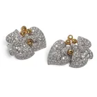  Preview image for 18K Gold Yellow Sapphire & Diamond Leaf 