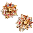  Preview image for 14K Gold Multicolor Sapphire Flower 
