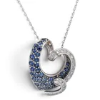  Preview image for 18k Gold Sapphire & Diamond Heart 