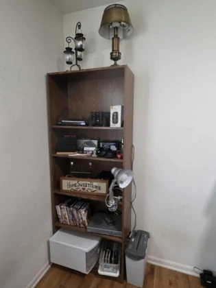 Lot# 112 - Bookcase, Paper Shredder, Lam