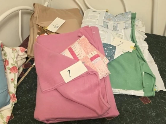 Lot# 103 - Fleece Blankets & Handstitche