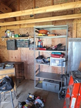 Lot# 405 - Shelving, Extension Cords, To