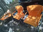  Preview image for Lot# 37 - 2 Orange Folding Chairs & UT T 