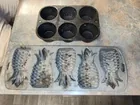  Preview image for Lot# 51 - 2 Cast Iron Cornbread Pans 