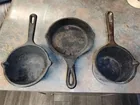  Preview image for Lot# 52 - Lodge Cast Iron Skillet and 2  