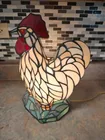  Preview image for Lot# 63 - Stained Glass Chicken Lamp 