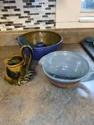  Preview image for Lot# 67 - 3 Handcrafted Pottery Dishes 