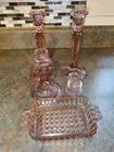  Preview image for Lot# 74 - 5 pcs Pink Depression Glass 