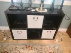  Preview image for Lot# 133 - 6 Cubby Shelf with 3 Cloth St 