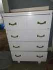  Preview image for Lot# 160 - Vintage White Chest of Drawer 