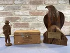  Preview image for Lot# 13 - (3 PCS) WOOD ITEMS - CARVED EA 