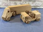  Preview image for Lot# 16 - BOX LOT: WOOD TOY CAR & TRUCK 