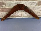  Preview image for Lot# 24 - WOOD  HANDCARVED BOOMARANG WIT 